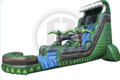 24 ft Emerald crush Water Slide (pool)