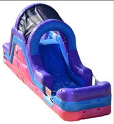 10 ft Toddler slide water slide( pink purple )