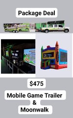 Package Deal Mobile Game Trailer & Inflatable 