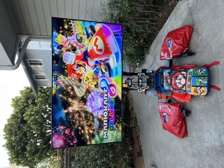 65 Inch Smart TV with Rolling Stand