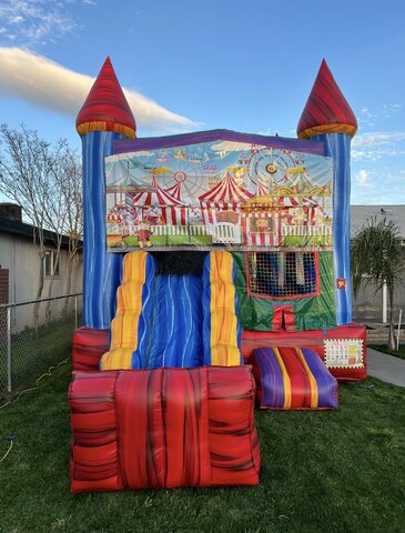CIRCUS RAINBOW COMBO WITH BASKETBALL HOOP