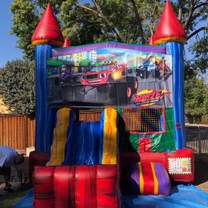 BLAZE AND THE MONSTER MACHINE RAINBOW COMBO WITH BASKETBALL HOOP