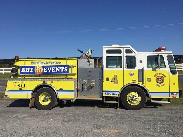 1st Alarm Fire Truck Party. Engine 4 Dry Event Rental