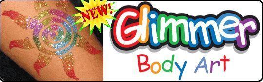 Glitter Body Art Tattoos