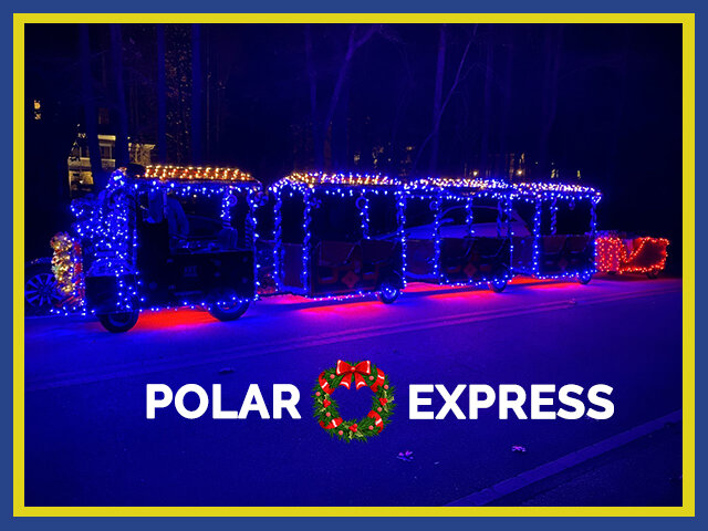 Polar Express Trackless Train
