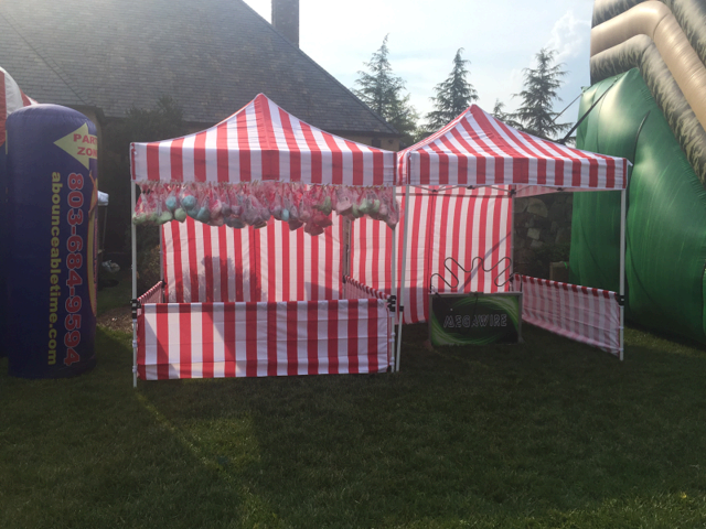 8 x 8 Carnival Themed pop up tent (DIY)