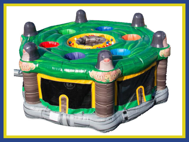 Human Giant Whack A Mole Game - Perth Bouncy Castle Hire