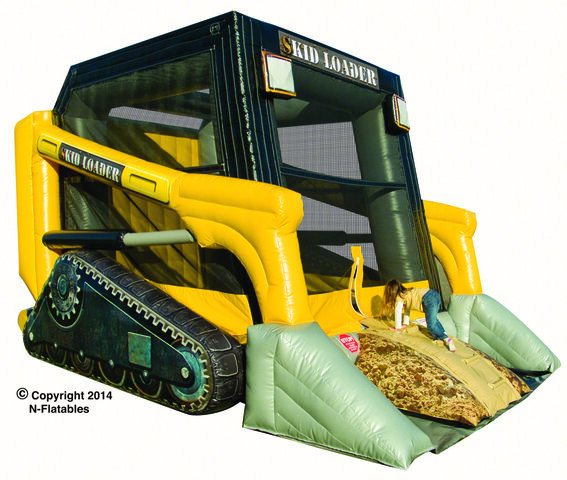 Skid Loader Bounce House