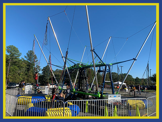 Spider Jump 4 Station Bungee Trampoline