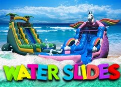 water slides