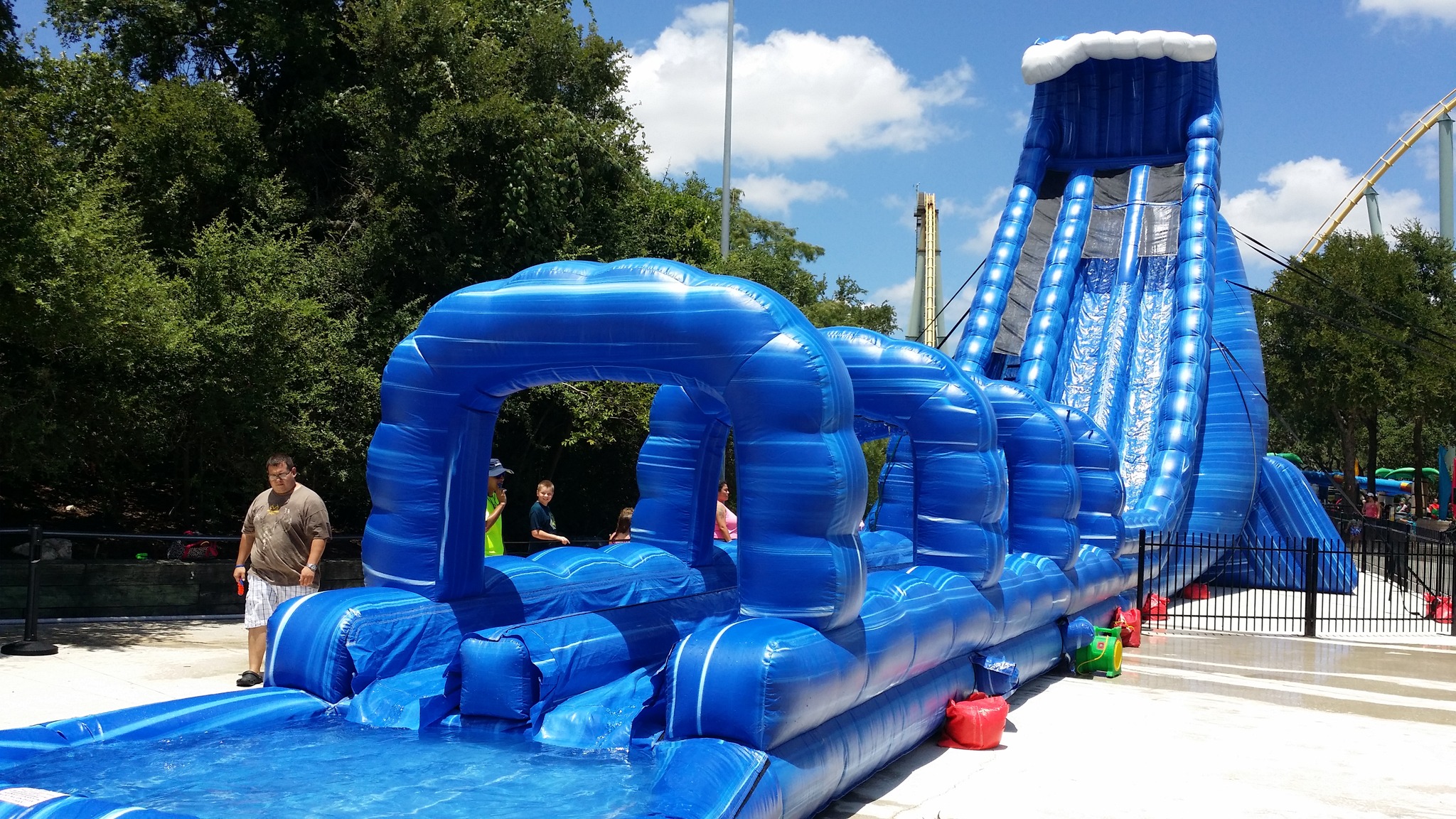 Mansion With Water Slide