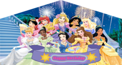 Disney Princess Birthday Themed Panel