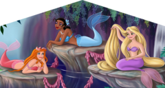 Disney princess - Mermaid Themed Panel