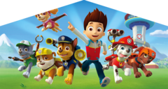 Paw Patrol Action Themed Panel