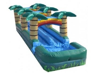 bounce house slip n slide