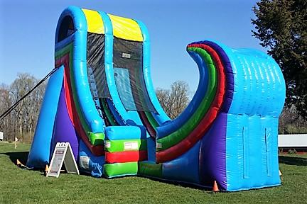 21ft Half Pipe Water Slide Bounce House & Party Rentals ...