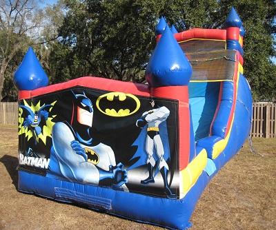 18ft Batman WET Slide Bounce House & Party Rentals |   Tampa FL.