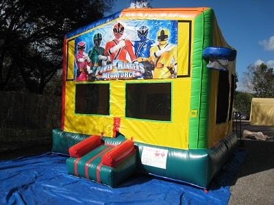 Power Rangers Multi Colored 15ft x 15ft 2in1 Bounce House Tampa ...