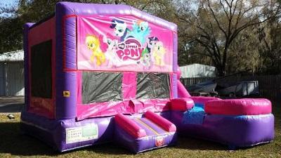My Little Pony 6 in 1 Pink and Purple Ultimate Combo Bounce House Tampa ...