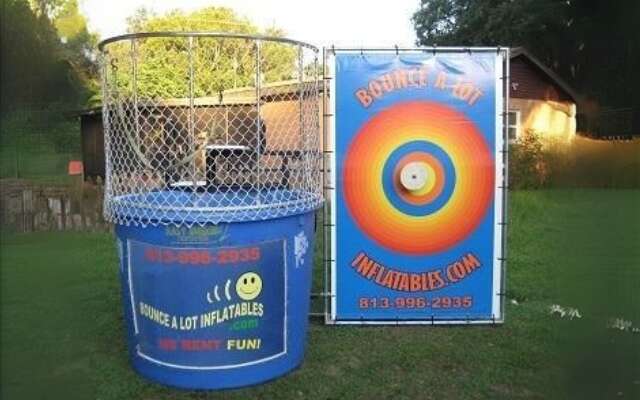 Bounce A Lot Inflatables dunk tank rental for parties and school events