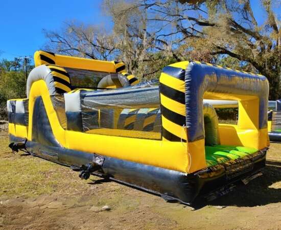Bounce A Lot Inflatables two lane inflatable obstacle course rental