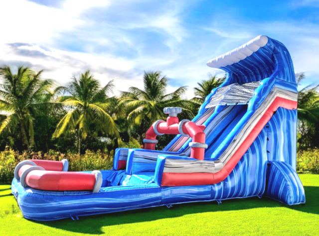 18ft Water Works Water Slide w/ POOL - UNIT 0000