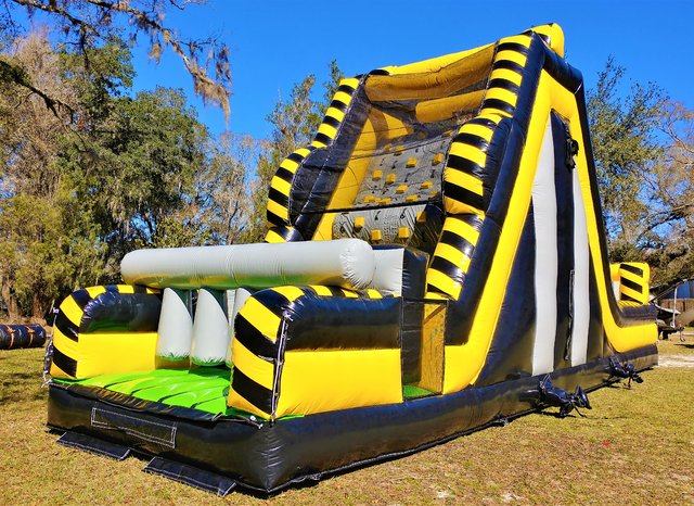 *NEW* 19ft TOXIC Theme Rock Climbing Dry Slide UNIT #437