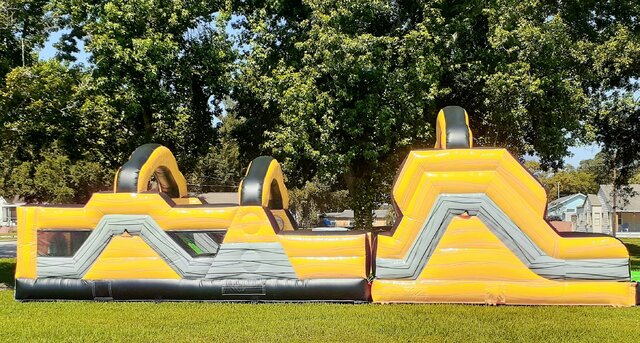 NEW 40ft Orange Crush Two Lane Obstacle Course - UNIT 405 + 445