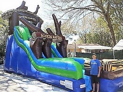 *NEW* 20ft Rockin Rapids Inner Tube Water Slide - UNIT #516 - DCF APPROVED!