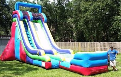 VERY FAST!! 22ft Shotgun Water Slide - UNIT #543 - DCF APPROVED!