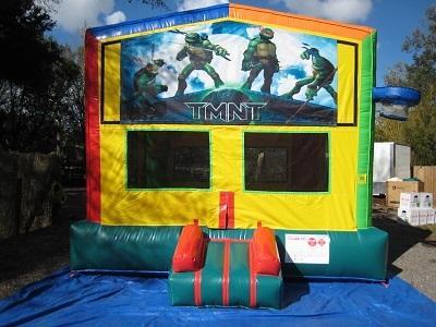 Ninja Turtles 2 in 1 Multi-Colored Bounce w/Hoops - UNIT #112