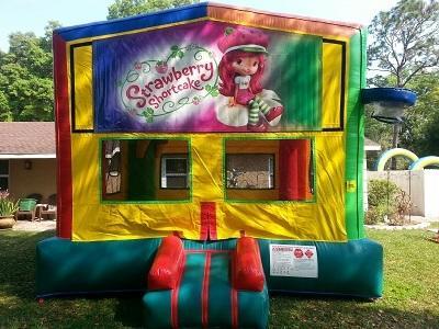 Strawberry Shortcake 2 in 1 Multi-Colored Bounce w/Hoops - UNIT #112