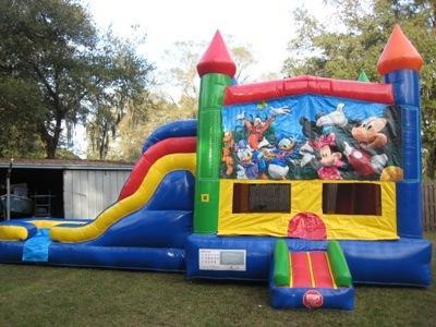 Mickey and Friends Multi Colored 5 in 1 Castle WET Combo - UNIT #220