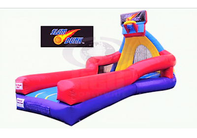 All Star Basketball Slam Dunk Contest with Bubble Trampoline - UNIT #309