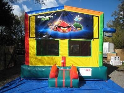 Angry Birds In Space 2 in 1 Multi-Colored Bounce w/Hoops - UNIT #112