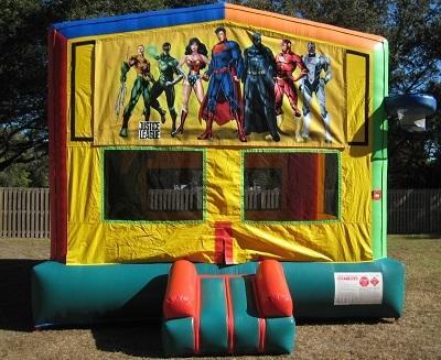 Justice League 2 in 1 Multi-Colored Bounce w/Hoops - UNIT #112