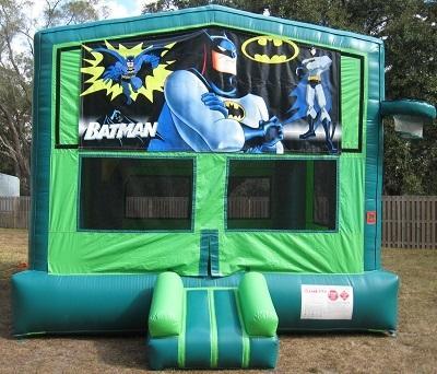 Batman 2 in 1 GREEN Bounce w/Hoops - UNIT #113