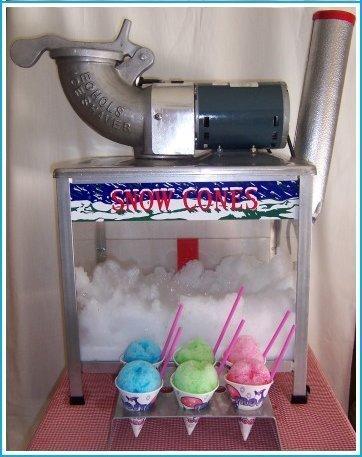Snow Cone Machine WITHOUT AN INFLATABLE