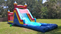 48ft Two Lane Obstacle WATER Slide - UNIT #423 + #601
