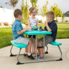 *NEW Kids Picnic Tables TEAL / GREEN