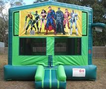 Justice League 2 in 1 GREEN Bounce w/Hoops - UNIT #113