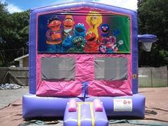Sesame Street Pink and Purple Bounce w/Hoops UNIT #103