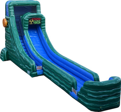 20 Ft Caustic Drop Water Slide