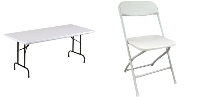 6' Table and Chair Bundle
