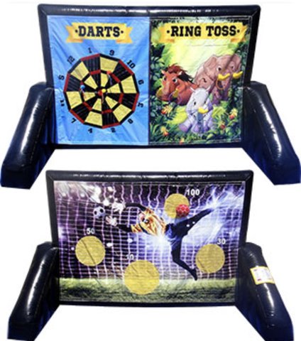 Sticky Soccer, Darts, & Ring Toss 3-in1 Game