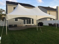 20 x 30 High Peak Tent - White Top