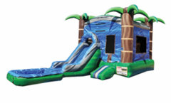 Blue Crush Combo Bounce House