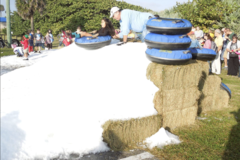 Snow Slide - Hay Bale