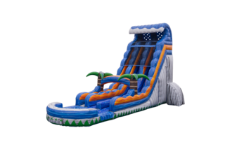 24ft Dual Lane Water Slide (AKA Silver Falls)