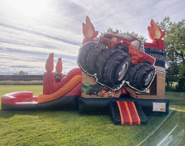 Monster Truck Combo Waterslide